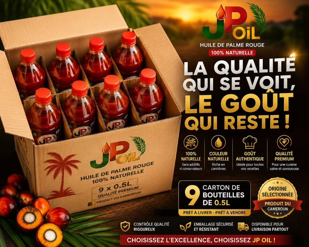 Carton Huile Rouge 500ml JP OIL